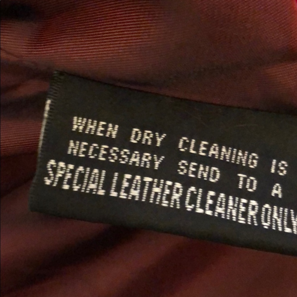 Black Leather Jacket Excellent Condition!!! - image 7